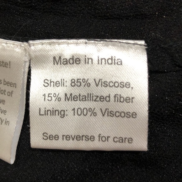 Rococo Sand Maxi Dress Size Large Red Black Gold Metallic Floral Ruffle Tiered - Picture 7 of 9